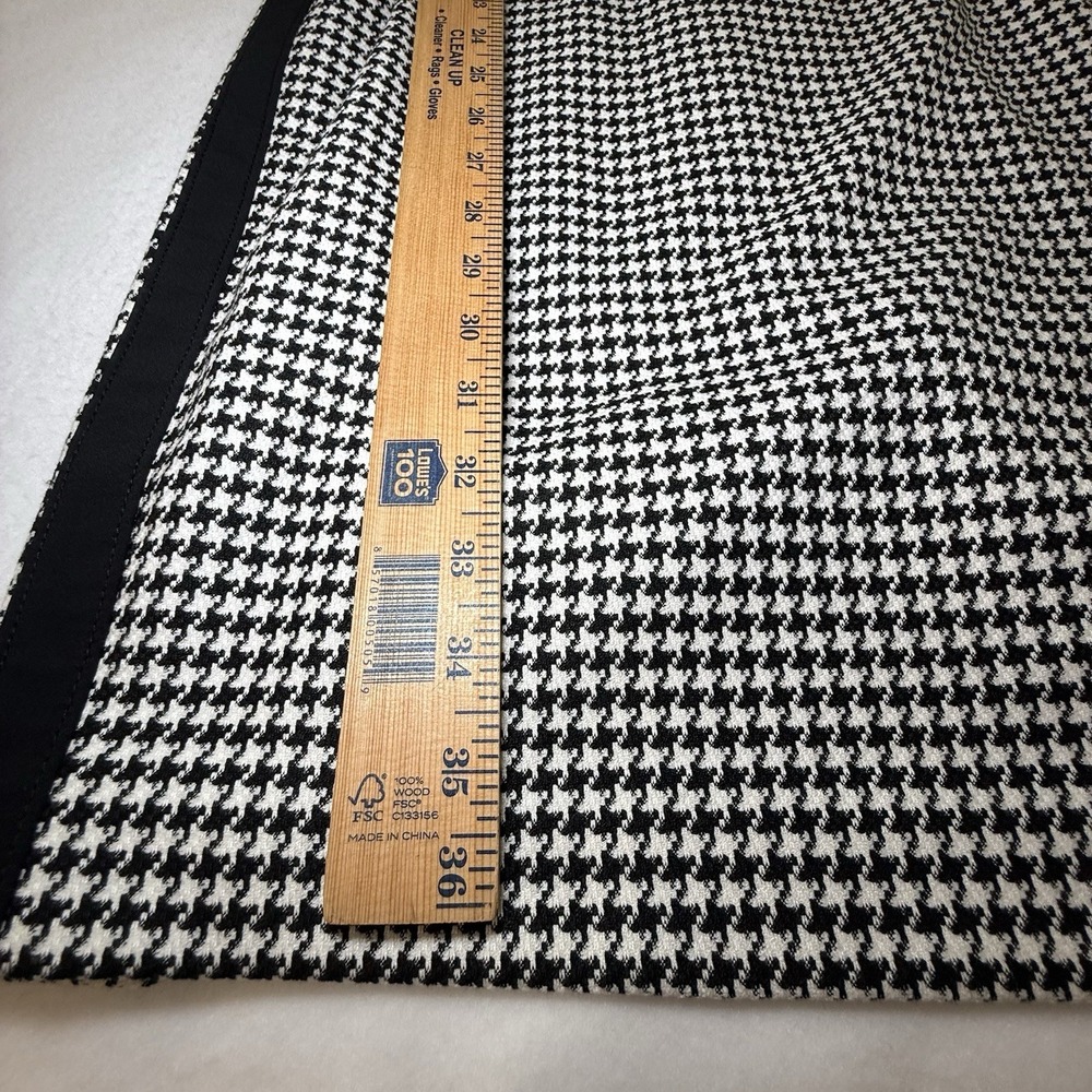 White House Black Market Checked Houndstooth Sheath Career Dress Belted 2 Office - Picture 12 of 16